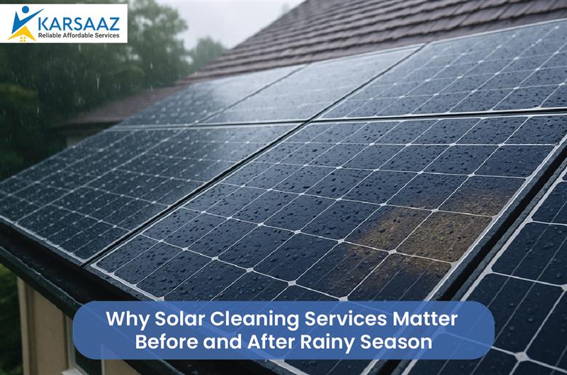 Why Solar Cleaning Services Matter Before and After Rainy Season