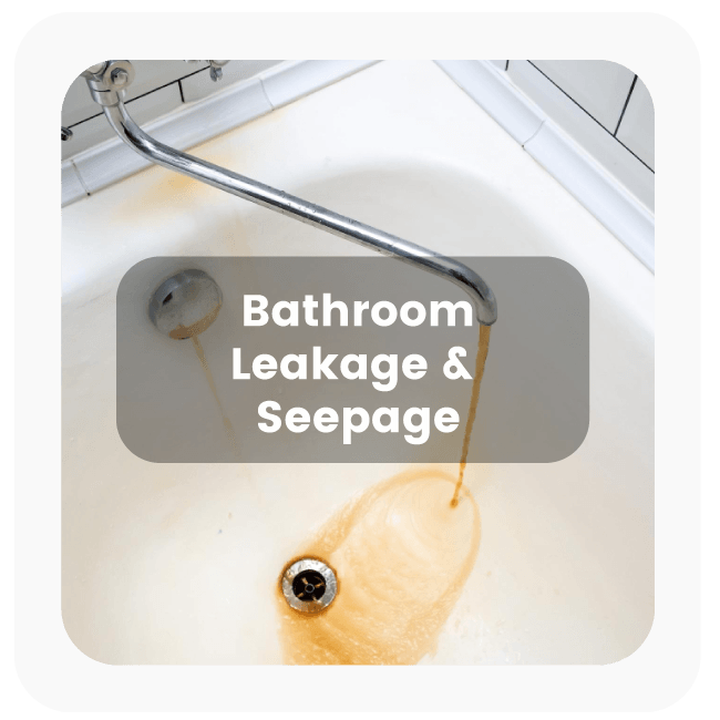 Bathroom leakage and seepage