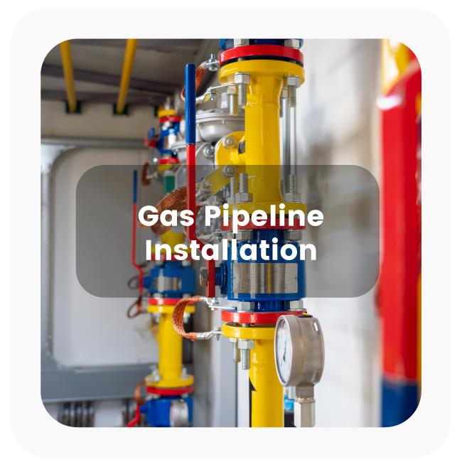 Gas pipeline installation