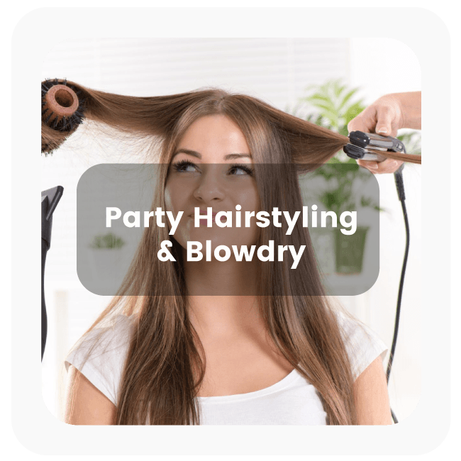 Party Hairstyling And Blowdry Service