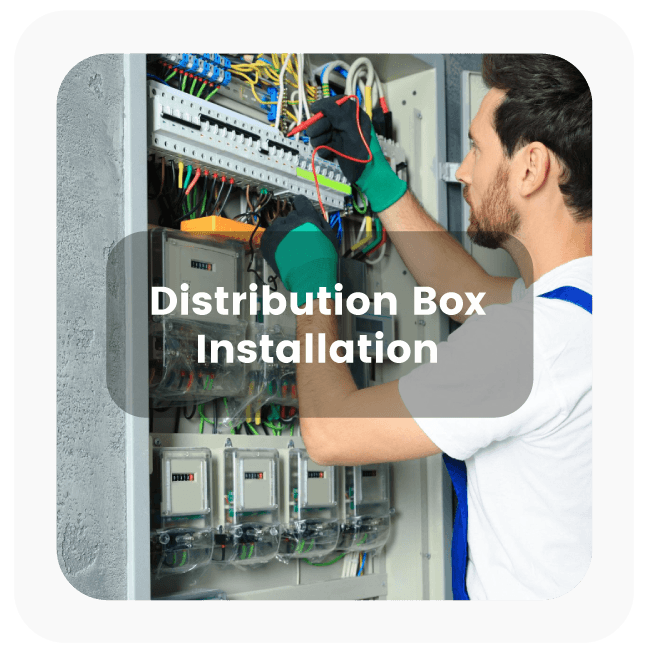 Distribution box installation