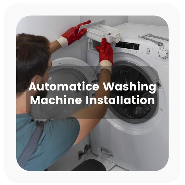 Automatic washing machine installation
