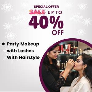 Party Makeup with Lashes & Hairstyle