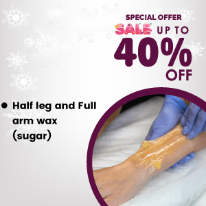 Half Legs & Full Arms Wax